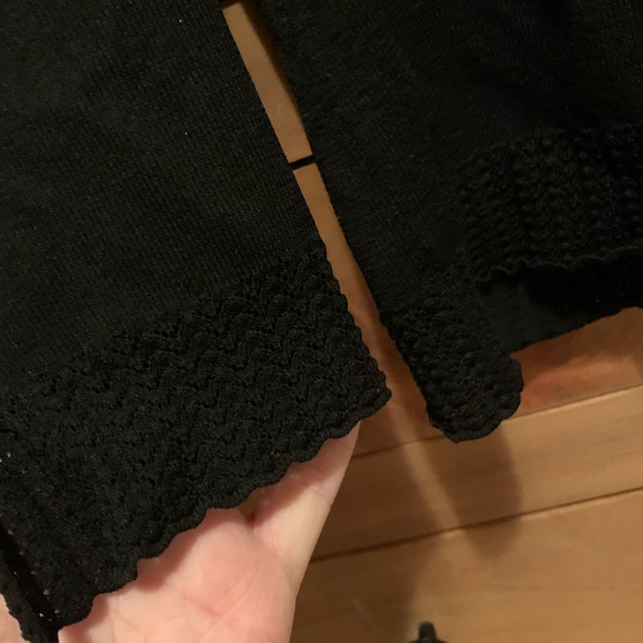 Eileen Fisher Light Viscose Boxy Knit Detail Top L - Picture 3 of 8